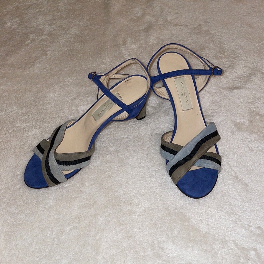 Ol’autrechose Or Suede Heels